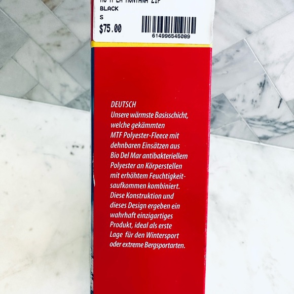 NWT HOT CHILLY PANEL ZIP BASE LAYER TOP - Picture 5 of 5